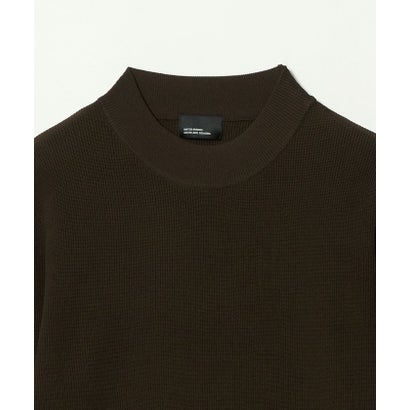 【WEB限定】JUST fit デイリー アゼ モックネック ニット （DK.BROWN）｜詳細画像