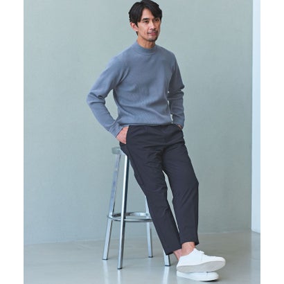 【WEB限定】JUST fit デイリー アゼ モックネック ニット （DK.BROWN）｜詳細画像
