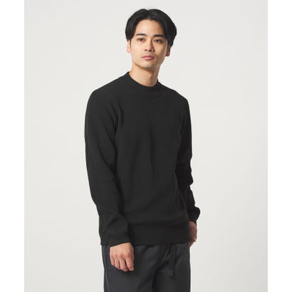 【WEB限定】JUST fit デイリー アゼ モックネック ニット （DK.BROWN）｜詳細画像