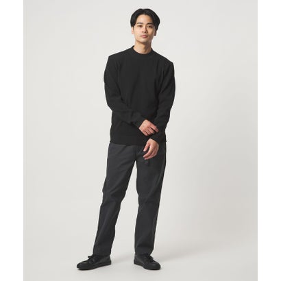 【WEB限定】JUST fit デイリー アゼ モックネック ニット （DK.BROWN）｜詳細画像