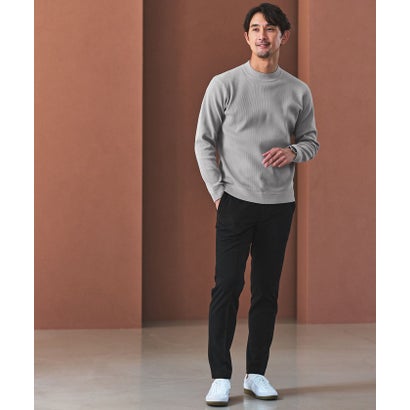 【WEB限定】JUST fit デイリー アゼ モックネック ニット （DK.BROWN）｜詳細画像