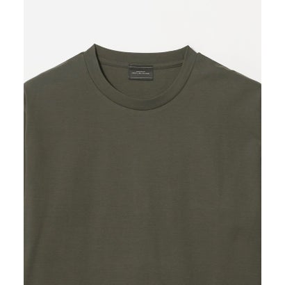 オーガニック コットン ポンチ クルーネック 長袖 Tシャツ （DK.BROWN）｜詳細画像