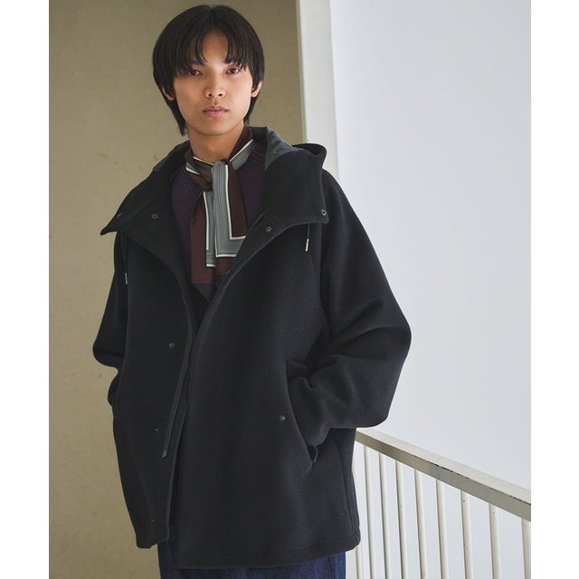 SENTDALE WOOL フード コート （BLACK）