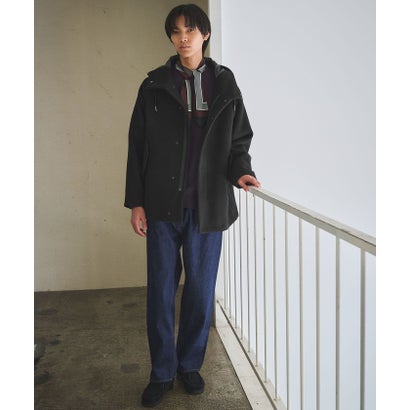 SENTDALE WOOL フード コート （NAVY）｜詳細画像