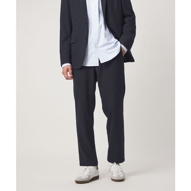 ウォッシャブル ホームスパン ナロー ユーティリティパンツ S2 -ストレッチ- （NAVY）