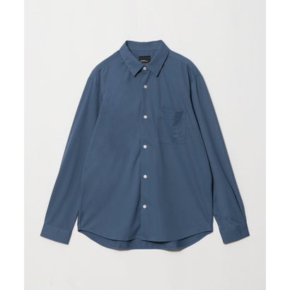 【WEB限定】JUST fit トリコット ドレープ シャツ （COBALT）｜詳細画像