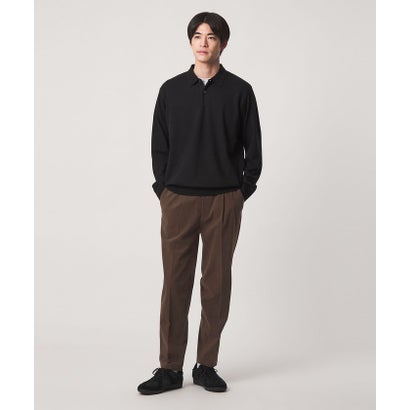 【WEB限定】JUST fit コーデュロイ 1プリーツ イージーパンツ （BLACK）｜詳細画像