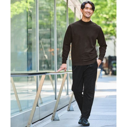 【WEB限定】JUST fit コーデュロイ 1プリーツ イージーパンツ （BLACK）｜詳細画像