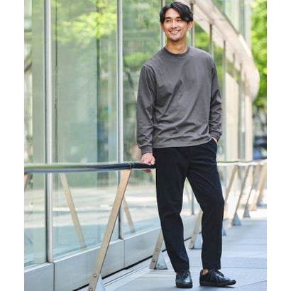 【WEB限定】JUST fit コーデュロイ 1プリーツ イージーパンツ （BLACK）｜詳細画像