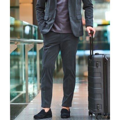【WEB限定】JUST fit コーデュロイ ナロー セットアップ ジャケット＆パンツ （BLACK）｜詳細画像