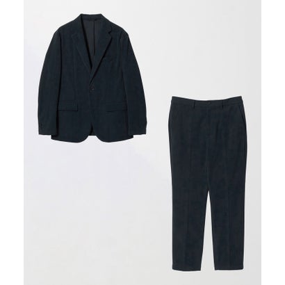 【WEB限定】JUST fit コーデュロイ ナロー セットアップ ジャケット＆パンツ （BLACK）｜詳細画像