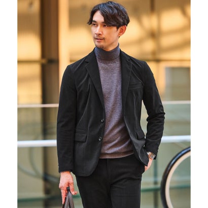 【WEB限定】JUST fit コーデュロイ ナロー セットアップ ジャケット＆パンツ （BLACK）｜詳細画像