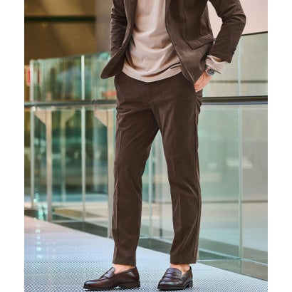 【WEB限定】JUST fit コーデュロイ ナロー セットアップ ジャケット＆パンツ （BLACK）｜詳細画像