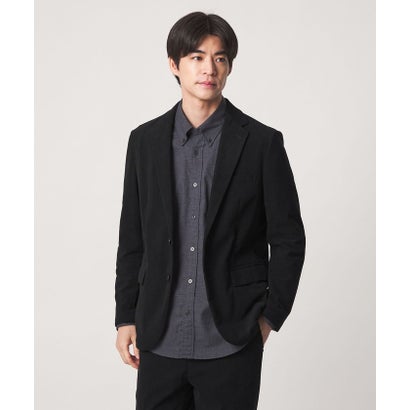 【WEB限定】JUST fit コーデュロイ ナロー セットアップ ジャケット＆パンツ （BLACK）｜詳細画像