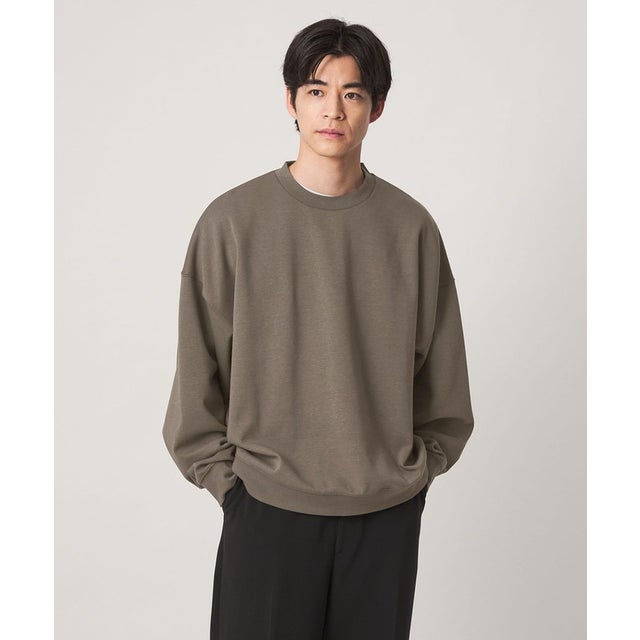【WEB限定】バルーン ダンボール クルーネック スウェット （MOCA）