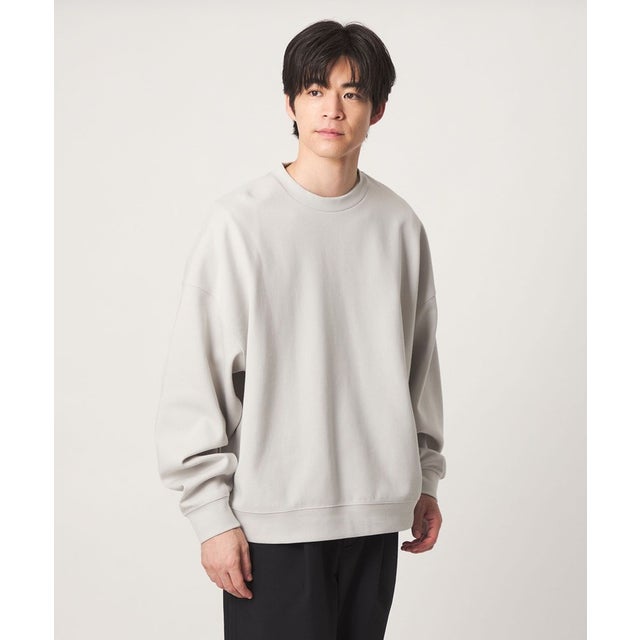 【WEB限定】バルーン ダンボール クルーネック スウェット （LT.GRAY）
