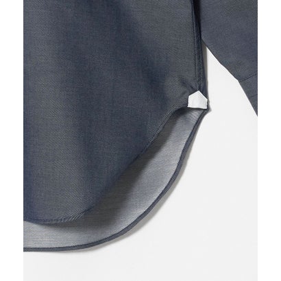 HITOYOSHI シャンブレー セミワイド ドレスシャツ （NAVY）｜詳細画像
