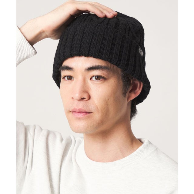 SC TNF Cable Beanie （BLACK）
