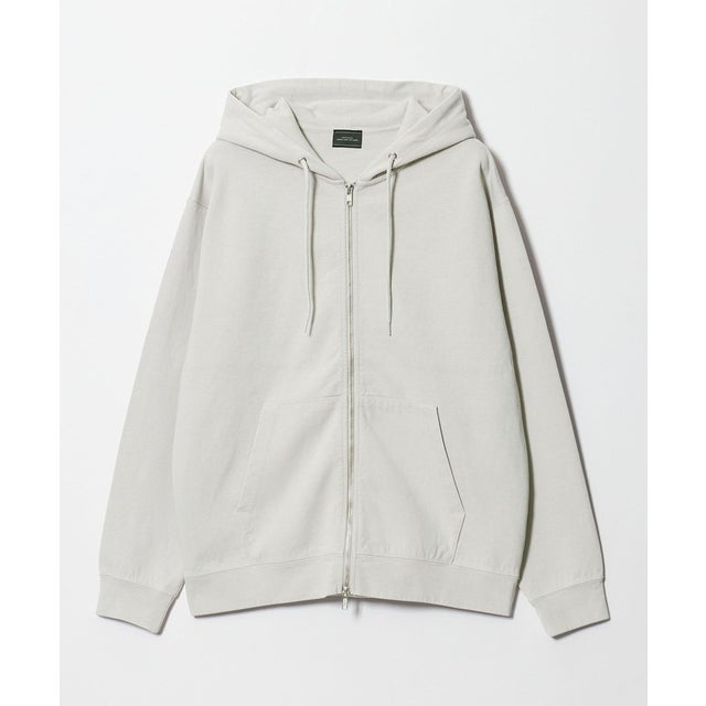 SC SNOW WASH ZIP HOODIE （LT.GRAY）