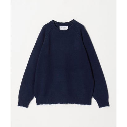 AOTEAROA WOOL FRAY クルーネック ニット （NAVY）｜詳細画像