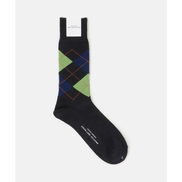 GLR AW ARGYLE SOCKS （NAVY）