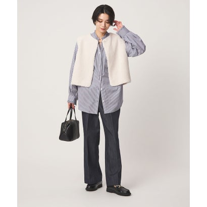 ［size SHORTあり］フリルネック 2WAY ブラウス （OFF WHITE）｜詳細画像