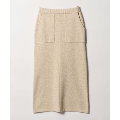 【WEB限定】＜at ease＞ラメ ニット タイト スカート （NATURAL）｜詳細画像