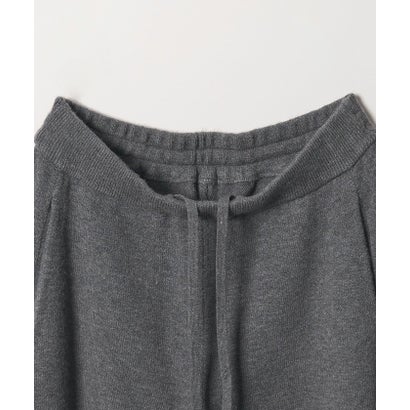 【WEB限定】＜at ease＞ニット カーブ パンツ （DK.GRAY）｜詳細画像