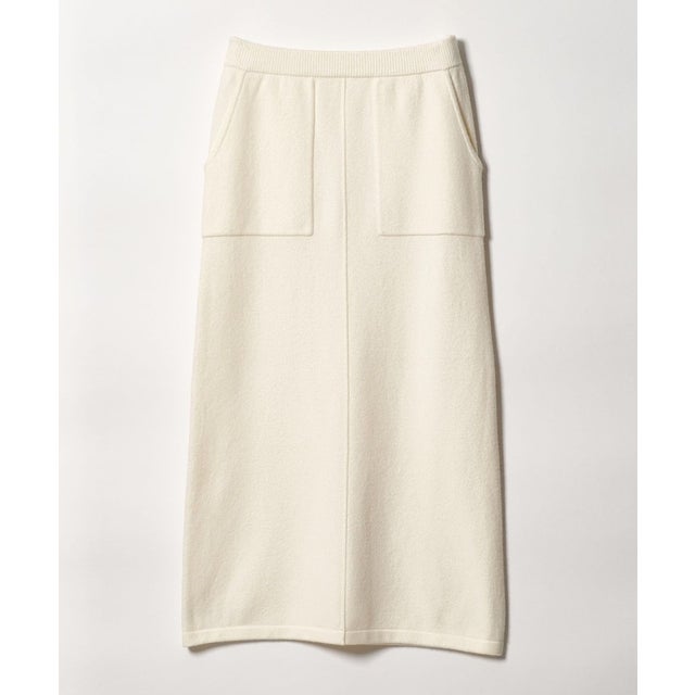 【WEB限定】＜at ease＞ニット タイト スカート （OFF WHITE）