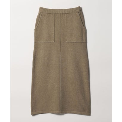 【WEB限定】＜at ease＞ニット タイト スカート （OLIVE）｜詳細画像