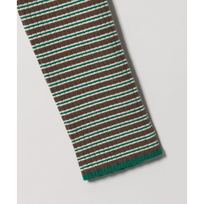 ユナイテッドアローズ グリーンレーベル リラクシング UNITED ARROWS green label relaxing ★★SC ateマルチボーダーニットPO （MD.BROWN）｜詳細画像