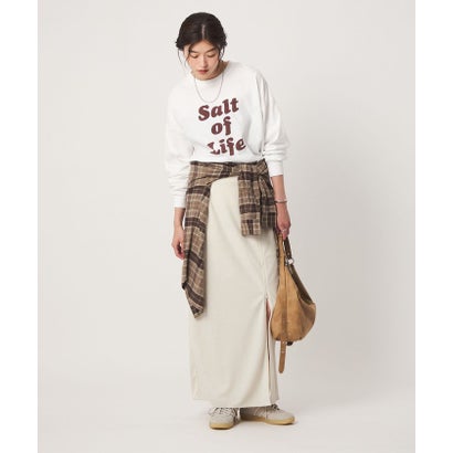 ユナイテッドアローズ グリーンレーベル リラクシング UNITED ARROWS green label relaxing ★Y VELOR I LINE SK （OFF WHITE）｜詳細画像
