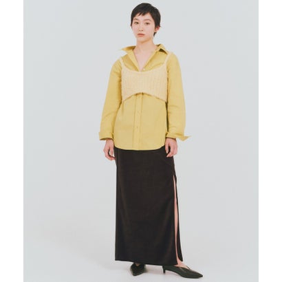ユナイテッドアローズ グリーンレーベル リラクシング UNITED ARROWS green label relaxing ★Y VELOR I LINE SK （OFF WHITE）｜詳細画像