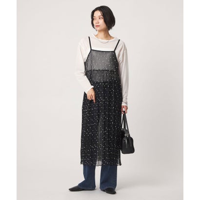 シシュウ チュール ワンピース （BLACK）｜詳細画像