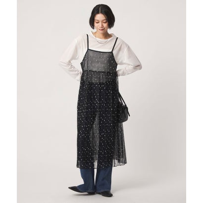シシュウ チュール ワンピース （BLACK）｜詳細画像
