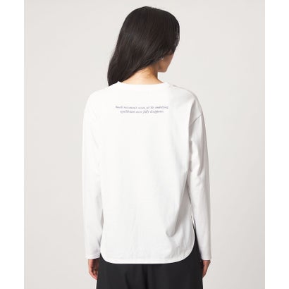 ユナイテッドアローズ グリーンレーベル リラクシング UNITED ARROWS green label relaxing ロゴ ロングスリーブ カットソー （NATURAL）｜詳細画像