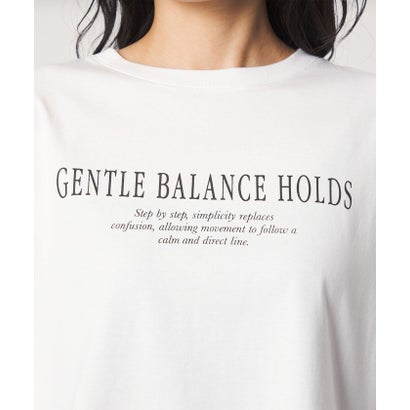 ユナイテッドアローズ グリーンレーベル リラクシング UNITED ARROWS green label relaxing ロゴ ロングスリーブ カットソー （NATURAL）｜詳細画像