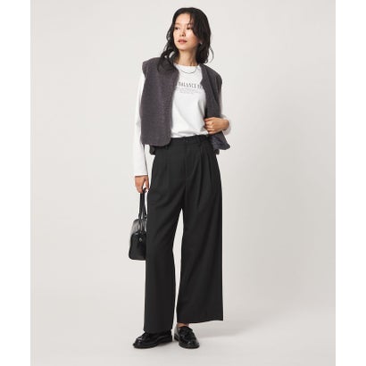 ユナイテッドアローズ グリーンレーベル リラクシング UNITED ARROWS green label relaxing ロゴ ロングスリーブ カットソー （NATURAL）｜詳細画像