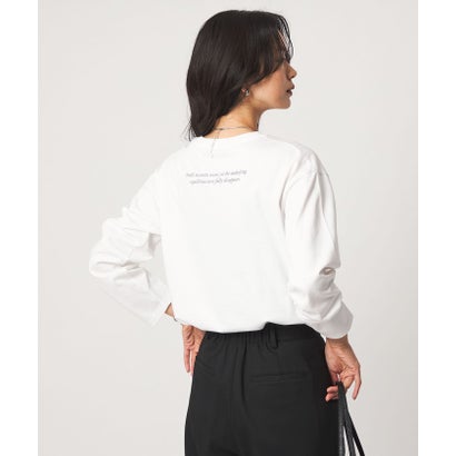 ユナイテッドアローズ グリーンレーベル リラクシング UNITED ARROWS green label relaxing ロゴ ロングスリーブ カットソー （NATURAL）｜詳細画像