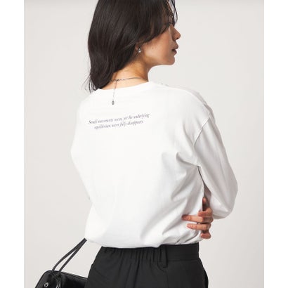 ユナイテッドアローズ グリーンレーベル リラクシング UNITED ARROWS green label relaxing ロゴ ロングスリーブ カットソー （NATURAL）｜詳細画像