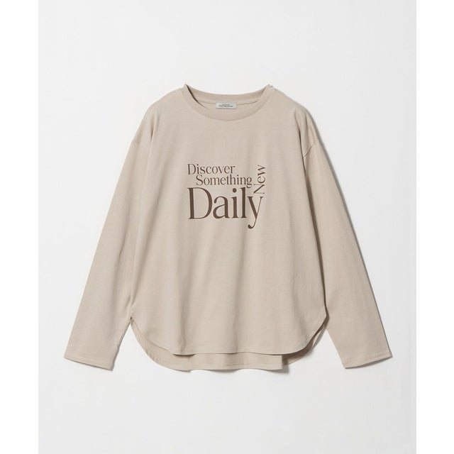 ロゴ ロングスリーブ カットソー （NATURAL）