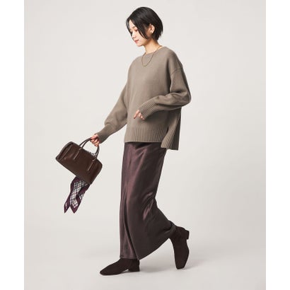 ［size SHORTあり］SERENITY クルーネック プルオーバー ニット （NATURAL）｜詳細画像