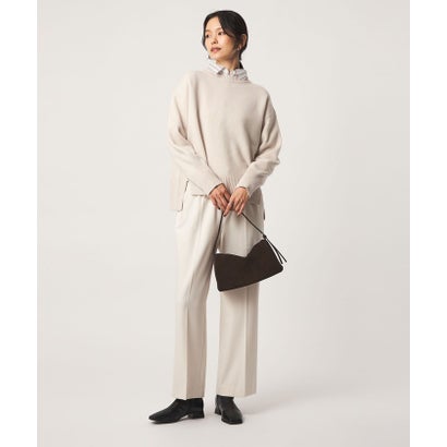 ［size SHORTあり］SERENITY クルーネック プルオーバー ニット （BLACK）｜詳細画像