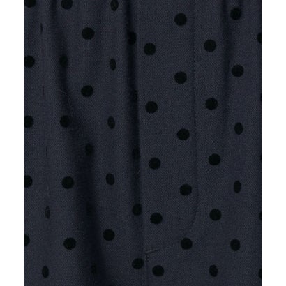 ［size SHORT/TALLあり］キモウ ドット ニーハイフレアパンツ （BLACK）｜詳細画像