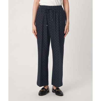 ［size SHORT/TALLあり］キモウ ドット ニーハイフレアパンツ （NAVY）｜詳細画像