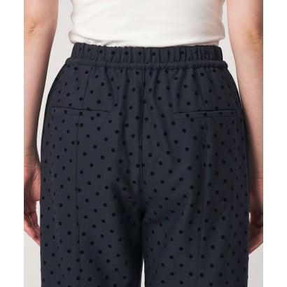 ［size SHORT/TALLあり］キモウ ドット ニーハイフレアパンツ （NAVY）｜詳細画像