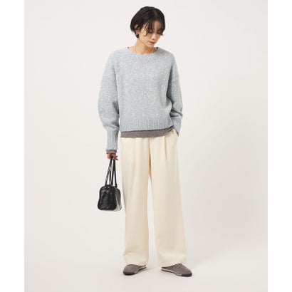 ［size SHORT/TALLあり］オルマイ ウラキモウ ワイド パンツ （OFF WHITE）｜詳細画像