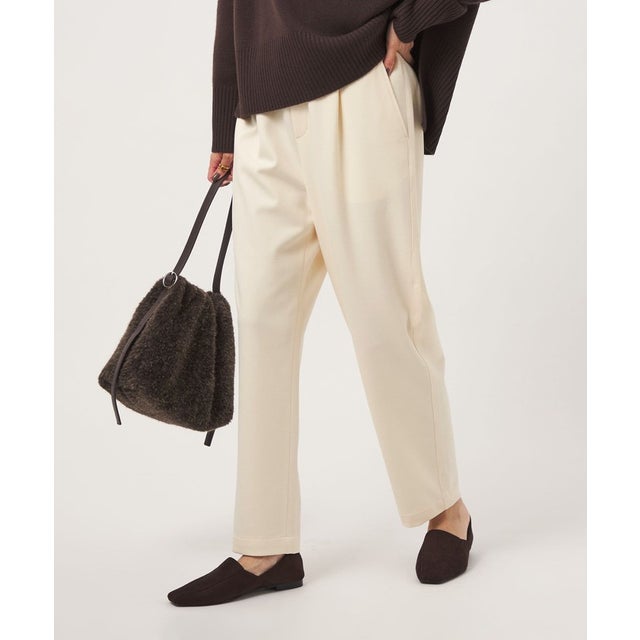 【WEB限定】［size SHORT/TALLあり］オルマイ ウラキモウ テーパード パンツ （OFF WHITE）