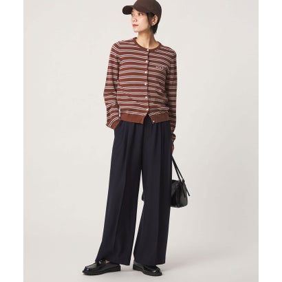 ［size SHORT/TALLあり］キモウ ニーハイワイドパンツ （NAVY）｜詳細画像