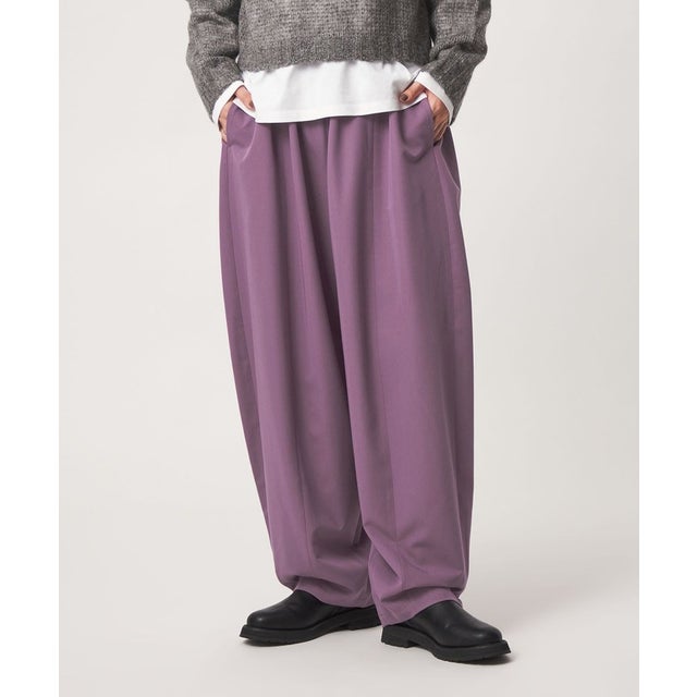 【WEB限定】＜at ease＞カーブ パンツ （PURPLE）